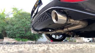 MK7 GTI Milltek Turboback Exhaust Cold Start  CastCatted Downpipe  Non Resonated Catback [upl. by Ecnerret280]