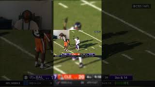 THIS GAME WAS INTENSE RAVENS VS BROWNS [upl. by Innaig]