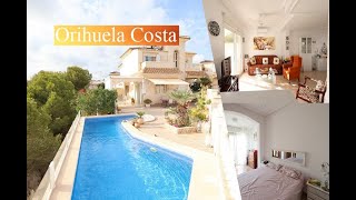 Vente Villa Orihuela Costa 3 chambres Piscine Mer à 1300m Prix 350 000 €  Costa Blanca  Espagne [upl. by Thora509]