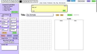 Crossword Puzzle Maker  How to Make a Crossword Puzzle with Crossword Hobbyist [upl. by Audrey710]