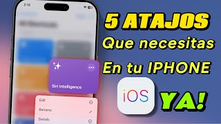 5 mejores atajos que necesitas tener en tu iPhoneipad GRATIS 🧡✔️ [upl. by Anayet256]