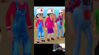 Scary Teacher 3D  Rescue the Pregnant Game Squid Got Kicked Swollen Head Nick Winner shortsvideo [upl. by Eeliab710]