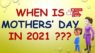 When is mothers day  When is mothers day in 2021  Mothers Day  Mothers day date in India [upl. by Nami]