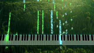 Chrono Trigger  Secret of the Forest 4K Piano Tutorial [upl. by Ody]