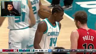 HORNETS ROLE PLAYERS GOING CRAZY Toronto Raptors vs Charlotte Hornets Reaction 103024 [upl. by Yesiad]