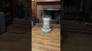 Kerosene Heater Heating A Room [upl. by Norvan]