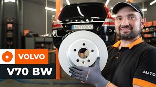 Så byter du bromsskivor och bromsbelägg fram på VOLVO V70 BW AUTODOCLEKTION [upl. by Neltiac]