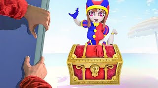 POMNI amp JAX LOVE STORY  POMNI FOUND THE TREASURE  The Amazing Digital Circus Mod in Garrys Mod [upl. by Dachy]