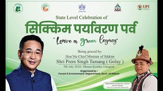 Sikkim Paryavaran Parva 2024  State level Stage Event  9th July  Manan Kendra Gangtok [upl. by Trey425]