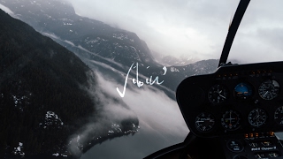 Mountain Heli Ride Above The Clouds Beautiful BC [upl. by Rol]