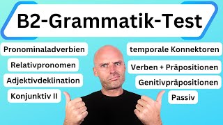 TELC B2 Grammatiktest  WICHTIGE Themen für die Prüfung [upl. by Ennaerb]