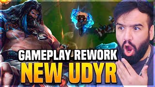 🔥 GAMEPLAY REWORK DE UDYR SU NUEVA E LO HACE IMPARABLE  League of Legends [upl. by Law606]