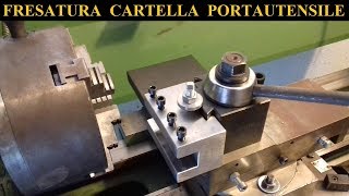 Costruzione Portautensili Con Fresa Orion 45 Digit Damatomacchine  Milling A Lathe Parte [upl. by Zullo]