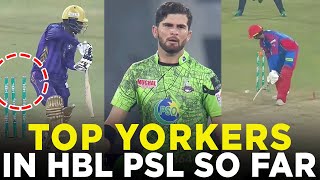 PSL 9  Top Yorkers in HBL PSL 9 so Far  M1Z2A [upl. by Wilburn]