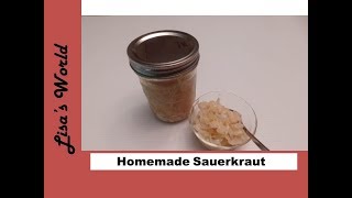 How To Make The Best Sauerkraut with Lisas World [upl. by Nuhsal474]