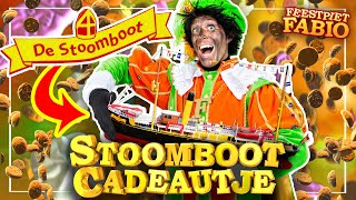 Stoomboot Cadeautje  Feestpiet Fabio Sinterklaasdansje [upl. by Bethesde]