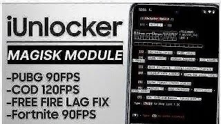 IUNLOCKER NEW UPDATE MAGISK MODULE❗UNLOCK GRAPHICS PUBGMMLCOD [upl. by Ayarahs]