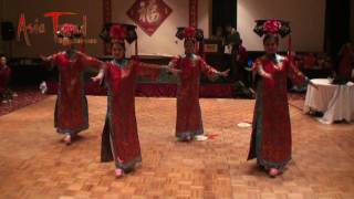 Qing Palace Dance Chinese Folk Dance  CAACF 40th Anniversary amp Chinese New Year Celebration 2010 [upl. by Edlitam]