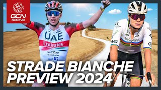 The Big GCN Preview A Super Sized Strade Bianche for 2024 [upl. by Ninerb]