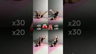 Sculpt Your Glutes amp Abs  4 Essential Exercises🔥🍑 shorts [upl. by Denice839]