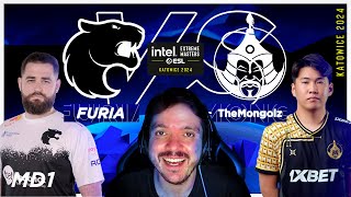 Furia x The Mongolz Gaules IEM Katowice 2024 Playin CS2  ESL [upl. by Marlee]