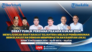 🔴 DEBAT PUBLIK PERTAMA CALON BUPATIWAKIL BUPATI KUTAI KARTANEGARA KUKAR 2024 [upl. by Fagin]