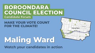 Maling Ward  Boroondara Candidates Forum 2024 [upl. by Itsym700]