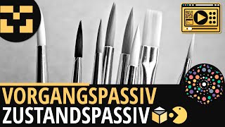 Vorgangspassiv und Zustandspassiv │Deutsch Lernvideo Learning Level Up [upl. by Bouchard]