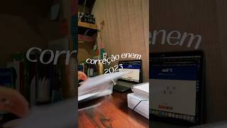 corrigindo prova do enem 2023 vestibulanda studyvlog focomedicina [upl. by Nosinned]