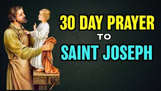 St Joseph 30 Day Novena Prayer  For a Special Intention or Daily Prayer [upl. by Ttik]