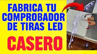 ✅️FABRICA TU COMPROBADOR DE TIRAS LED PARA REPARAR TV LCD LED [upl. by Nairda769]