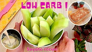 Low Carb Chayote Sayote Recipe [upl. by Jobi]