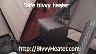 Test of safe bivvy heater from BoilieRoller [upl. by Anitsyrhc]