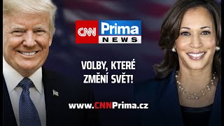 Volby USA 2024 Kdo se stane 47 prezidentem USA Sledujte boj o Bílý dům na CNN Prima NEWS [upl. by Anyek241]