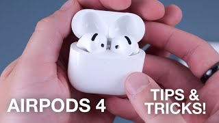 How to use AirPods 4  TipsTricks [upl. by Aalst]