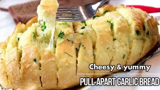 Pull Apart Cheesy Garlic Bread [upl. by Aiekal338]