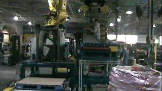 Packaging Equipment Pasco Robotic Bag Palletizing for 15lb and 50lb Pet Food [upl. by Davin]