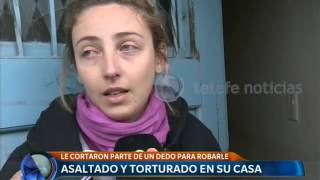 Asaltado y torturado en su casa – Telefe Noticias [upl. by Anoit]