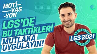 SINAV ÖNCESİ SON TAKTİKLER Meditasyon Teknikleri Yemek Önerileri  LGS 2021 Öncesi Motivasyon [upl. by Donohue]