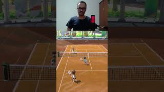 Lá nas cucuia switchsports wiisports tennis nintendoswitch nintendo gameplay [upl. by Arabeila]