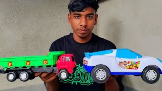 Crane LorryJCB Big Dumper Truck Unboxing Video  New Unboxing Video vehicle  Cartoon Video [upl. by Gnoy]