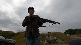 Shooting A 1918 Winchester 1897 Trench Gun 12ga Shotgun [upl. by Dailey]