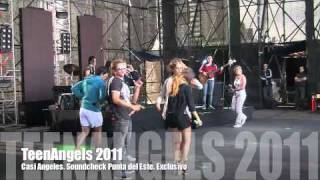 Casi Angeles TeenAngels Soundcheck Punta del Estem4v [upl. by Sara-Ann]