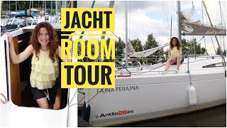 Jacht od środka  room tour jak wygląda żaglówka pod pokładem [upl. by Janene]