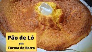 Pão de Ló Tradicional Português  Forma de Barro [upl. by Hewitt921]