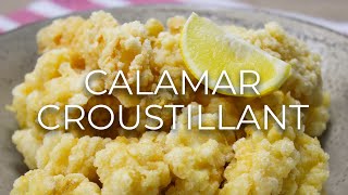 Crispy Fried Calamari Recipe  Calamar Croustillant 🇲🇺 [upl. by Fidela]