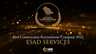 ESAD SERVICES Wins Best Construction Recruitment Company 2022 [upl. by Charlot740]