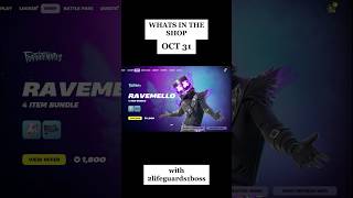 Check Out Todays Fortnite Item Shop October 31 2024 [upl. by Neelrihs]