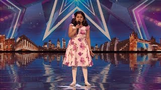 Britains Got Talent 2020 Souparnika Nair 10 Year Old Singer Full Audition S14E07 [upl. by Alrac]