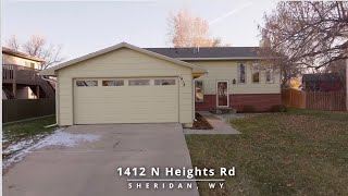 1412 North Heights Drive  Sheridan WY [upl. by Nylanaj454]